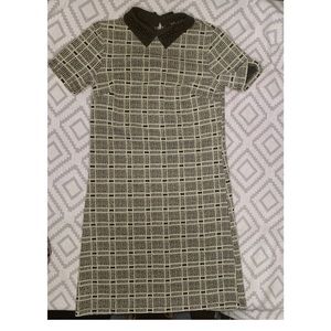 Venus collared shift dress